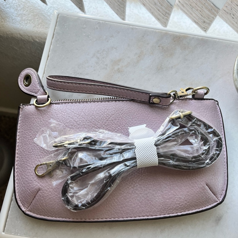 Joy Susan Lavender Wristlet Crossbody